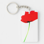 POPPYラブリパーソナライズされたー2面キーチェーン キーホルダー (正面)