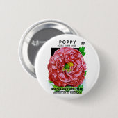 Poppyヴィンテージシードパケット 缶バッジ (正面&裏面)