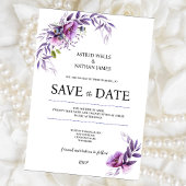 Poppy天国、日付の保存結婚式招待状 招待状