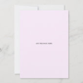 Poppy天国、日付の保存結婚式招待状 招待状 (裏面)