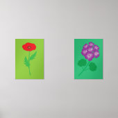 Poppy and Geranium Flowers (正面)