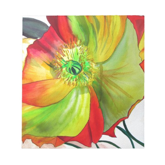 Poppy Artマクロpoppy ノートパッド (正面)