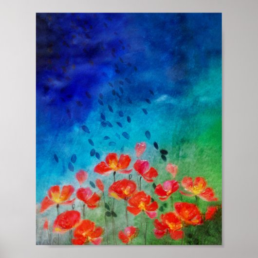 Poppy Art Poster ポスター (正面)