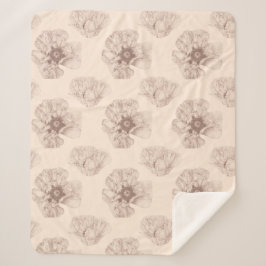 Poppy Botanical  シェルパブランケット