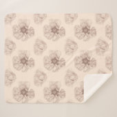 Poppy Botanical  シェルパブランケット (正面(横))