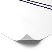 Poppy Botanical Line Art ポスター (角)