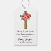 Poppy Cross Memorial Funeral Seed Packet  ギフトタグ (正面)