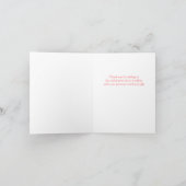 Poppy Field 結婚's Thank You サンキューカード (内部)