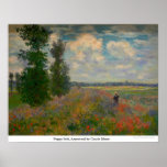 Poppy field, Argenteuil by Claude Monet ポスター<br><div class="desc">このタイトル絵画のポピー畑は、Claude MonetのArgenteuilは有名なアーティストClaude Monetによって作られている。クラウデ・モネについてクラウデ・モネはフランスの、印象派のスタイルの創始者であ絵画る；クラウデ・モネによるアルジェンテウイルのポピーな場表現所、自然の前に起こった彼らの認識の哲学の中で最も一貫性のある多作の開業医であっ絵画た。モネの主題は彼の身近な環境から来た、彼の人々と彼が知っ色彩の鮮やかている場所最高のであった。最初の妻カミーユと二番目の妻アリスは、よくモデルになっていた。彼の風景の絵画はフランスの北のまわりに部とロンドンへの旅を描いているが、彼は普仏戦争を逃れた。晩年は目が不自由だったが、彼は色彩の鮮やか終わるまで目が悪い。</div>