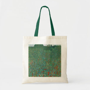 Poppy Field by Gustav Klimt, Vintage Art Nouveau トートバッグ