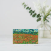 Poppy Field by Vincent van Gogh 名刺 (スタンド正面)