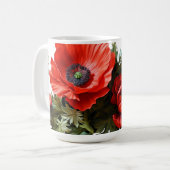 Poppy Fieldsコレクション – Drink Mug コーヒーマグカップ (正面左)