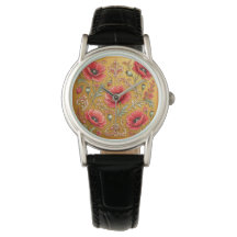 Poppy fleur golden design
