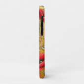Poppy fleur golden design Case-Mate iPhoneケース (裏面/左)
