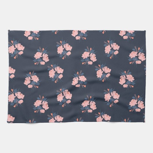 Poppy Flower キッチンタオル (横)