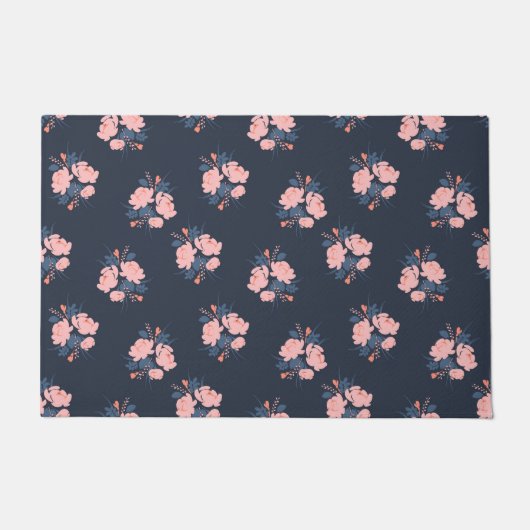 Poppy Flower ドアマット (正面)
