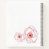Poppy Flower ノートブック (裏面)