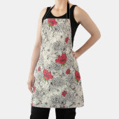 Poppy Flower Garden Pattern エプロン (インサイチュ)