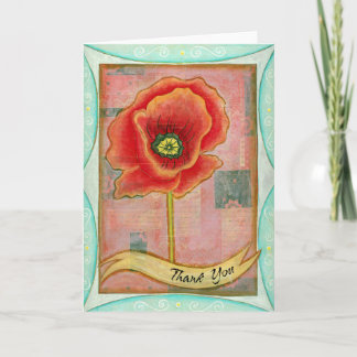 Poppy Greeting Card カード