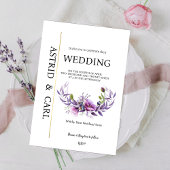 Poppy Heaven Wedding Invitation 招待状