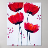 Poppy Love Canvasポスター(8x10) ポスター (正面)