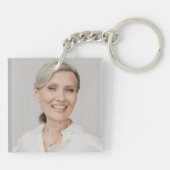 Poppy Memorial Funeral Photo Keychain キーホルダー (裏面)