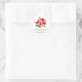 Poppy Memorial Funeral Seed Packet ラウンドシール (バッグ)
