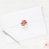 Poppy Memorial Funeral Seed Packet ラウンドシール (封筒)