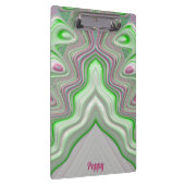 POPPY ~ PASTEL 3D! Pink, Green and White GLOSSY クリップボード (右)