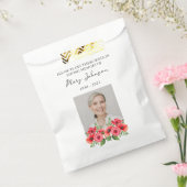 Poppy Seed Packet Memorial Funeral Favor Bag フェイバーバッグ (封をした状態)