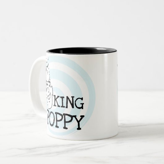 Poppy T-shirtsおよびギフト王 ツートーンマグカップ (正面左)