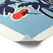 Poppy Wall Art Poppy Print Download Red Poppy Post ポスター (角)