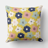 Poppy Warm 20x20装飾用クッション クッション (裏面)