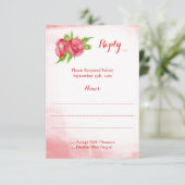 Poppy Water Colorリプライ・カード 出欠カード (スタンド正面)