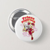 Poppycock赤く、ピンクのPin 缶バッジ (正面&裏面)