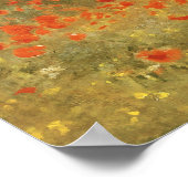 Poppyfield at Argenteuil, Monet Poster ポスター (角)