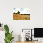 Poppyfield at Argenteuil, Monet Poster ポスター (ホームオフィス)
