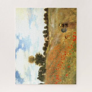 "Poppyfield" by Monet Fine Art Jigsaw ジグソーパズル