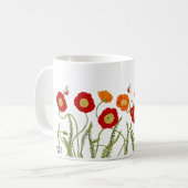 PoppyMugDesign コーヒーマグカップ (正面左)
