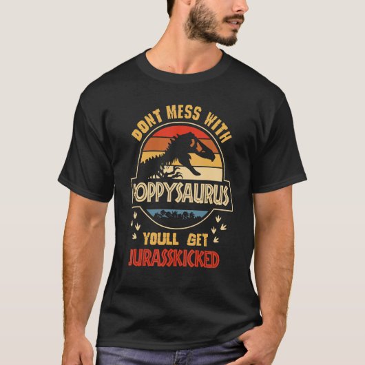 Poppysaurusでメンスを混乱させないジュラスキを取得する Tシャツ (正面)