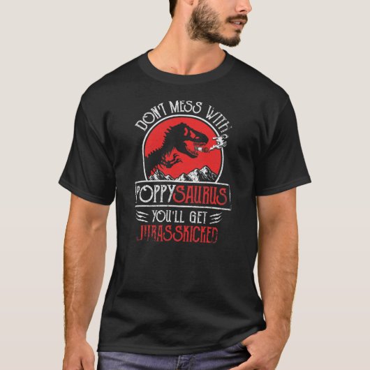 Poppysaurusを台無しにしないでくれ Tシャツ (正面)