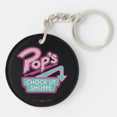 POP's Chock'lit Shoppe Pinkロゴ キーホルダー (裏面)