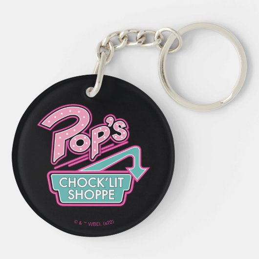 POP's Chock'lit Shoppe Pinkロゴ キーホルダー (裏面)