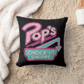 POP's Chock'lit Shoppe Pinkロゴ クッション (ブランケット)