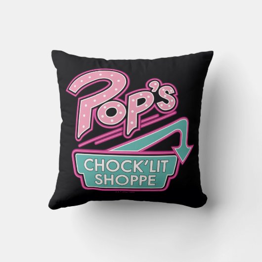 POP's Chock'lit Shoppe Pinkロゴ クッション (裏面)