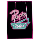 POP's Chock'lit Shoppe Pinkロゴ ミディアムペーパーバッグ (裏面)