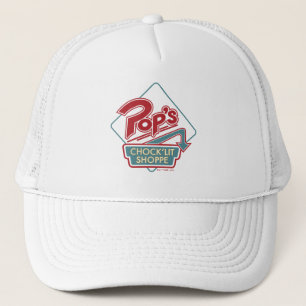 POP's Chock'lit Shoppe Redロゴ キャップ