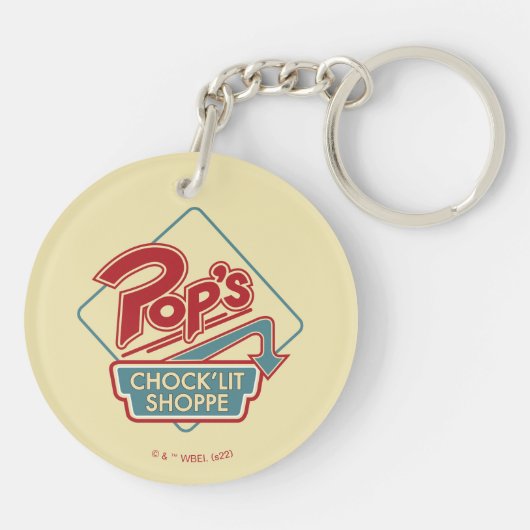 POP's Chock'lit Shoppe Redロゴ キーホルダー (裏面)