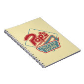 POP's Chock'lit Shoppe Redロゴ ノートブック (右側)