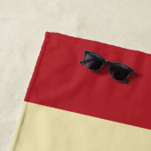 POP's Chock'lit Shoppe Redロゴ ビーチタオル (インサイチュ)